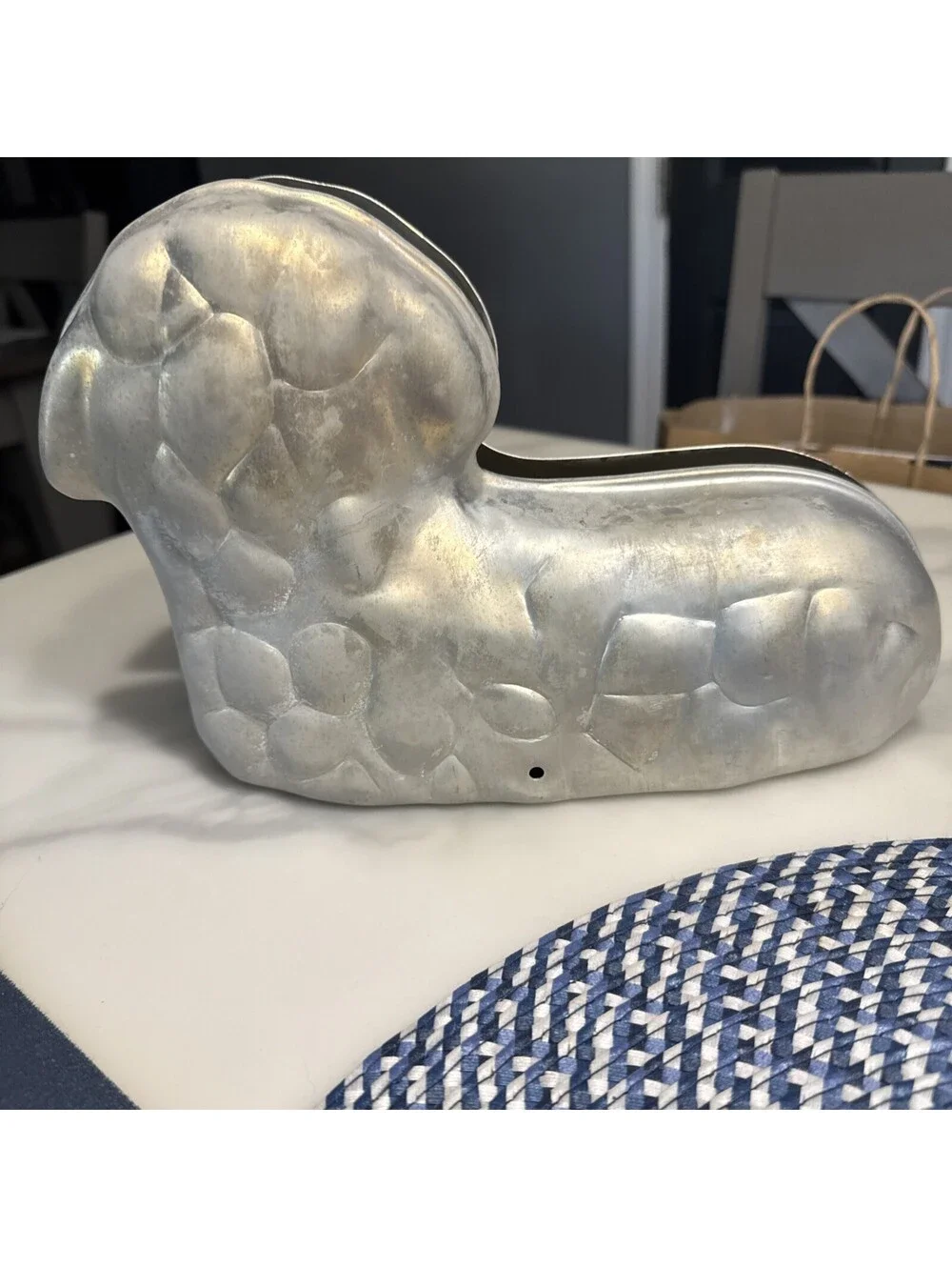 Vintage WILTON Traditional Easter Lamb Cake 3D Pan 2 Piece #502-2014